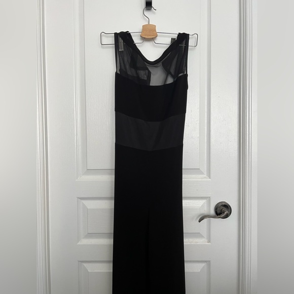 Joseph Ribkoff black mesh jumpsuit - Picture 3 of 6